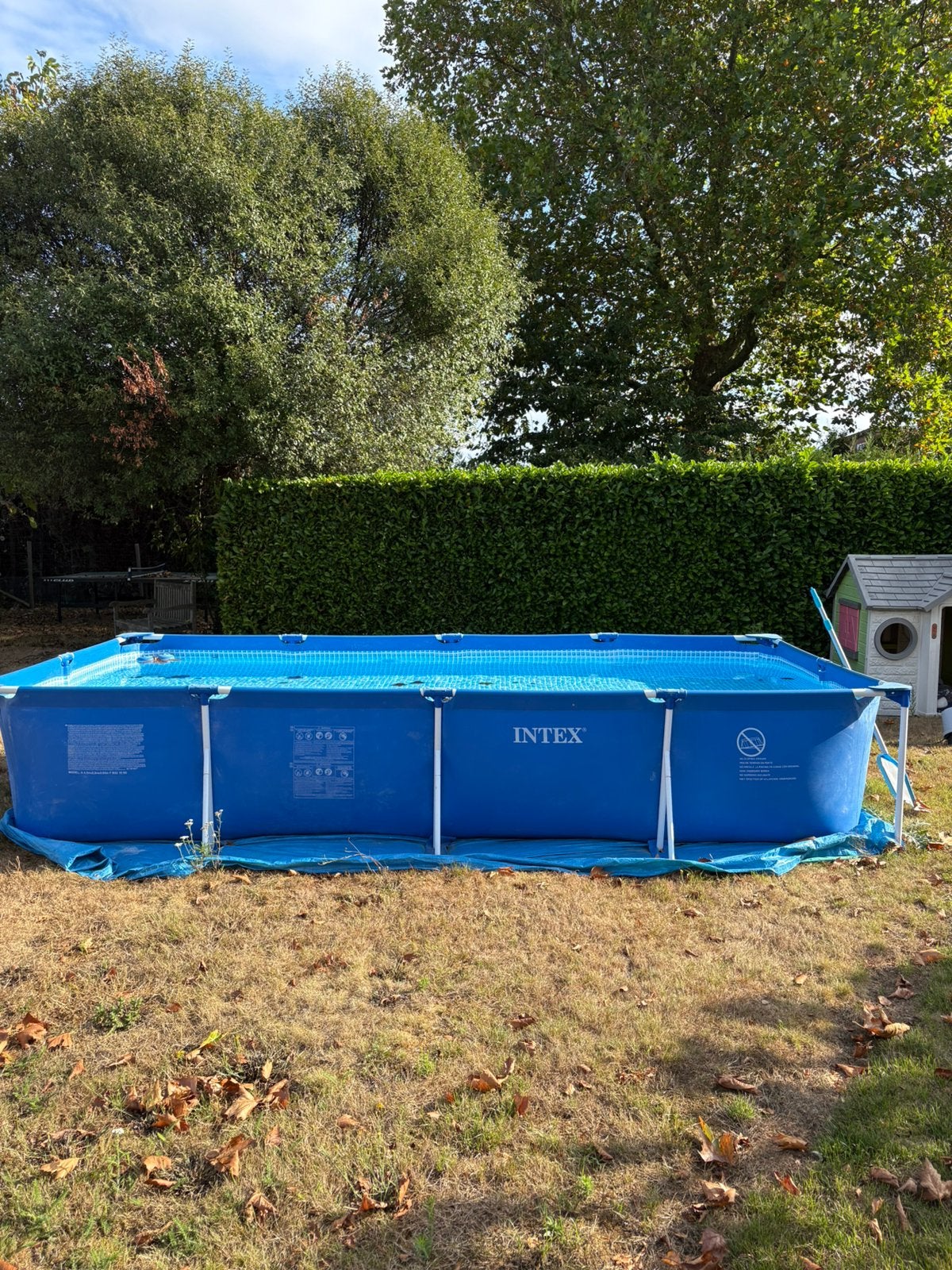 Zwembad intex, Tuin en Terras, Ophalen, Gebruikt, 200 tot 300 cm, Rechthoekig