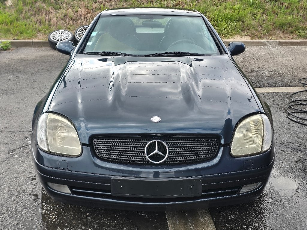 Mercedes Slk 200 / Bijna Oltimer / Meeneemprijs!, Auto's, Mercedes-Benz, Achterwielaandrijving, 4 cilinders, Cabriolet, Blauw