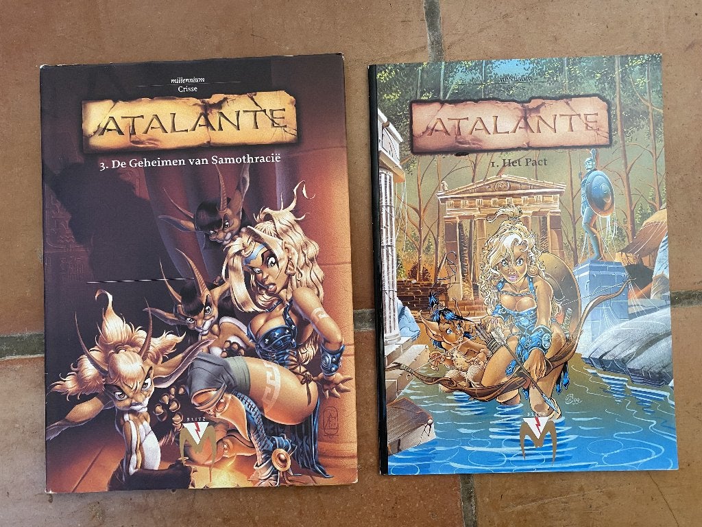 Atalante strips door Crisse, Gelezen, Ophalen of Verzenden, Meerdere stripboeken, Crisse