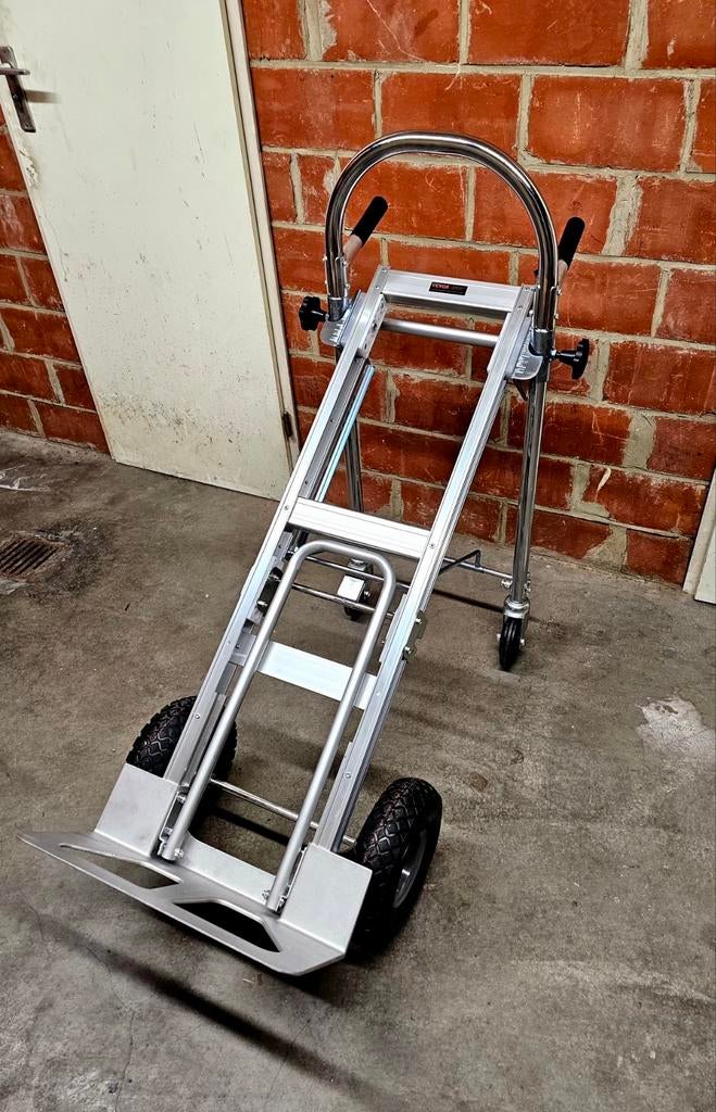 3-in-1 aluminium opvouwbare steekwagen., Doe-het-zelf en Bouw, Transportwagens, Nieuw, Steekwagen, 100 liter of meer, Ophalen