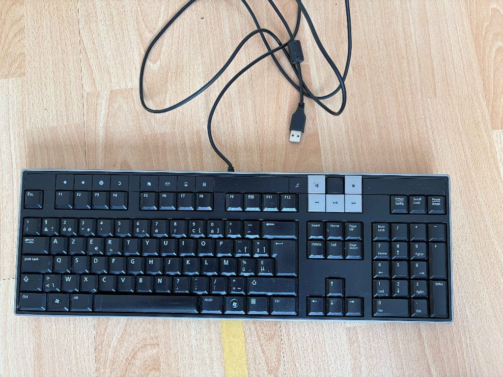 Toetsenborden Dell, Lenovo, Logitech, Plug-and-play, Azerty, Enlèvement, Utilisé