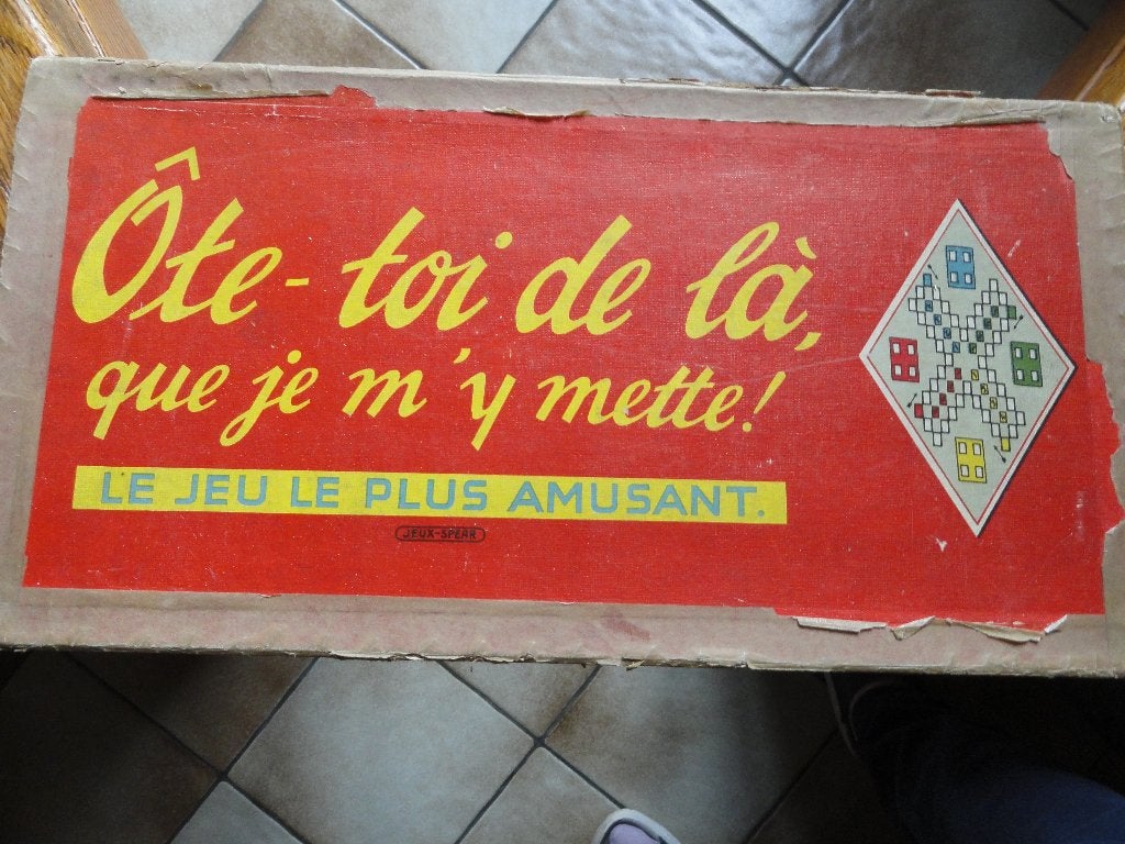 jeux des années 1950 "Ote-toi de là que je m'y mette", Enlèvement ou Envoi