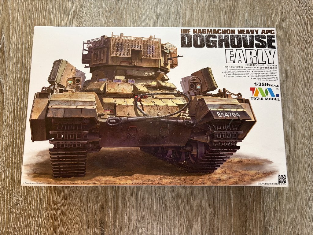 Maquette Tiger Model 1/35 IDF Nagmachon Doghouse Early, Neuf, Autres marques, Tank, Enlèvement ou Envoi