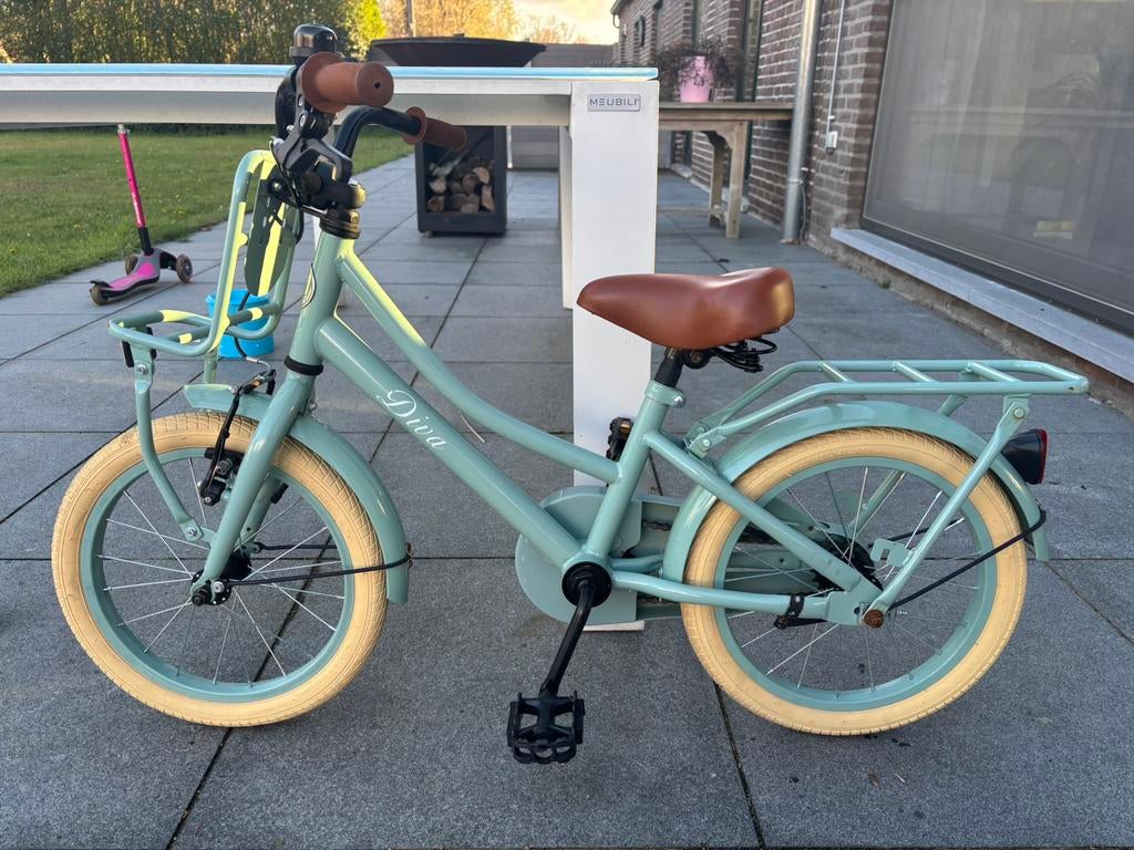 Kinderfiets 5 jaar - 16 inch, Fietsen en Brommers, Ophalen, Gebruikt, 16 inch, Handrem