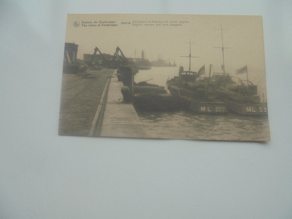 zeebrugge- 10 postkaarten, Verzamelen, Verzenden, 1920 tot 1940, Gelopen, West-Vlaanderen