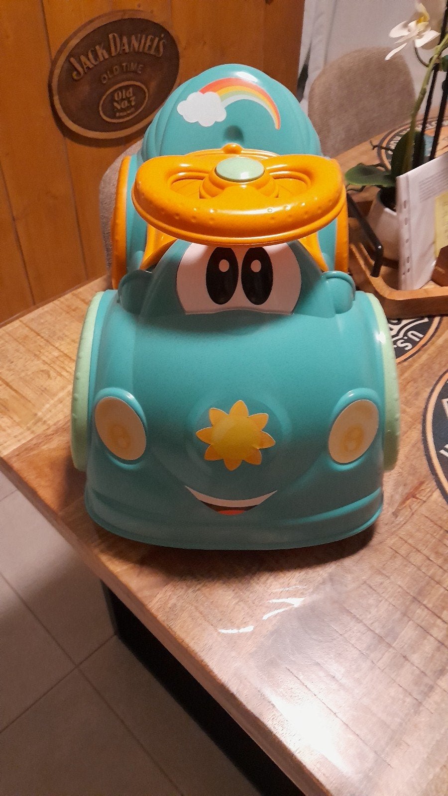 Chicco eco + All around loopauto turquoise, Kinderen en Baby's, Ophalen