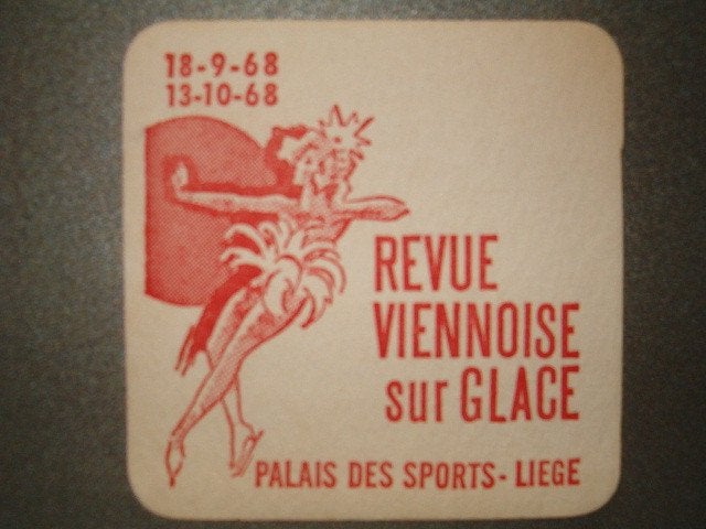 Tapis à bière Stella Artois 20 : R/F : 18-09-68 Liège, Enlèvement ou Envoi, Utilisé, Sous-bock, Stella Artois