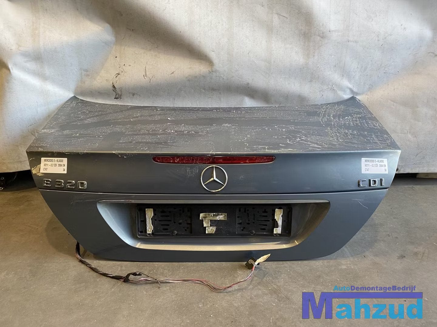 MERCEDES E-klasse W211 c747 Sedan achterklep 2002-2009, Auto-onderdelen, Gebruikt, Mercedes-Benz AG, Deur, Mercedes-Benz