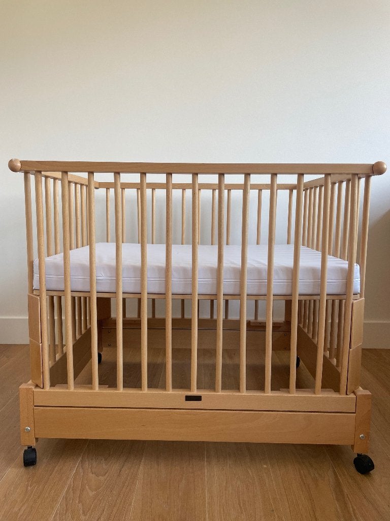 Baby park bed pericles + matras - hoogte instelbaar, Ophalen, Zo goed als nieuw, Rechthoekig, In hoogte verstelbaar