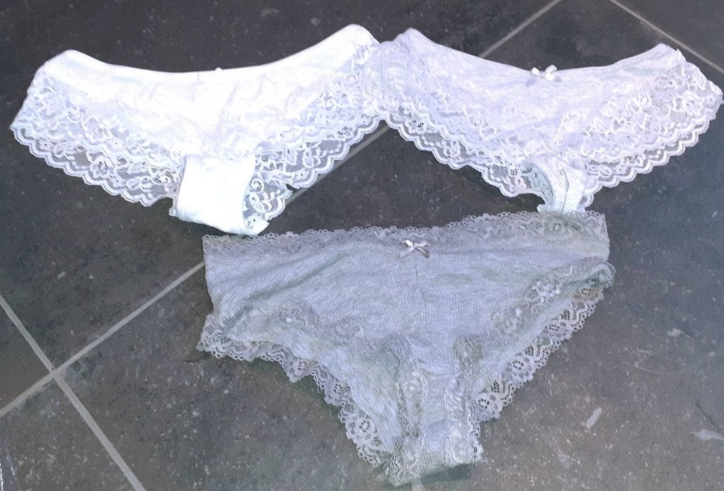 slip set 3 met kant Zeeman S, Ophalen of Verzenden, Meerkleurig, Slip
