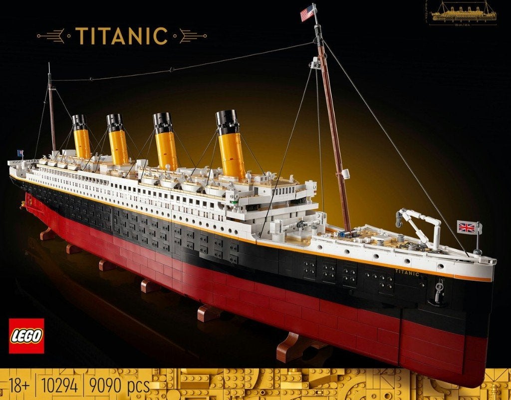 LEGO 10294 Titanic — Location, Enfants & Bébés, Enlèvement ou Envoi, Lego, Ensemble complet, Complet
