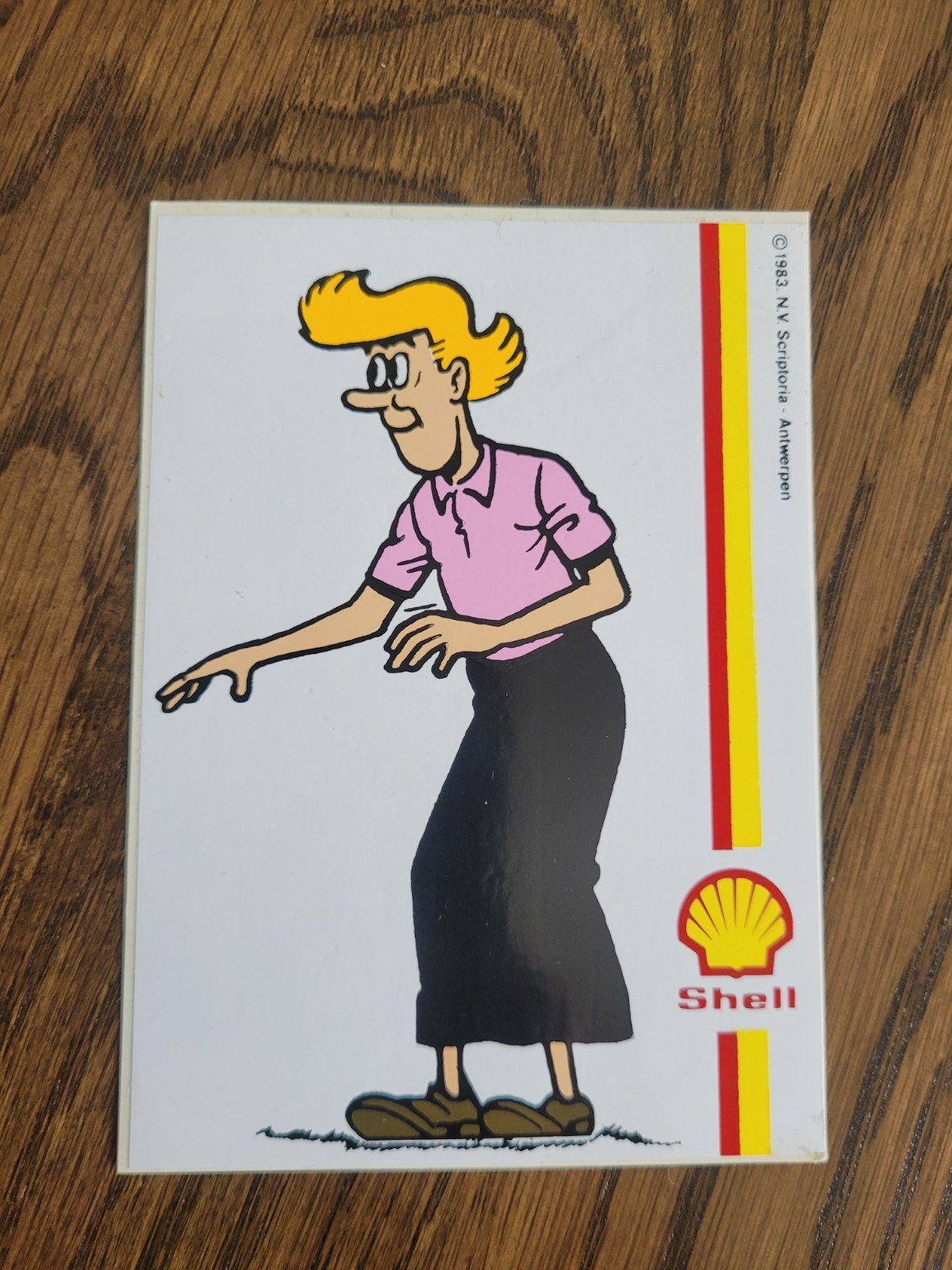 oude sticker suske en wiske, Ophalen of Verzenden