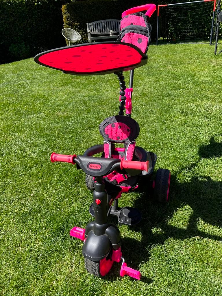 Little Tikes 3-in-1 driewieler met duwstang, Ophalen, Zo goed als nieuw, Duwstang