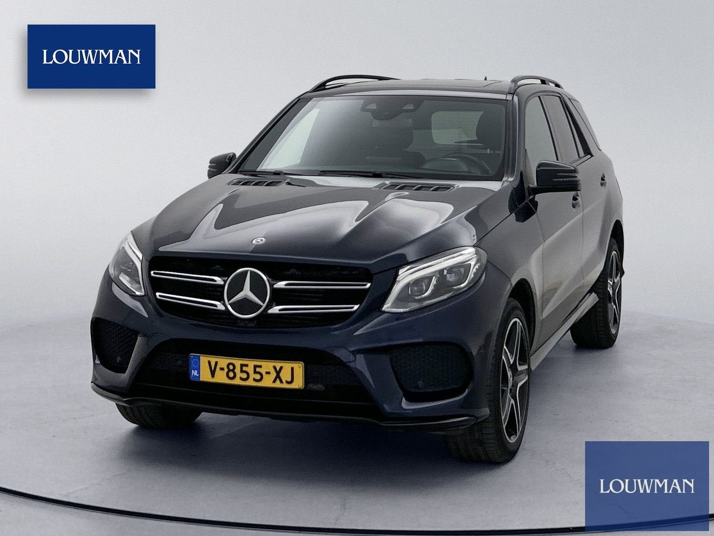 Mercedes-Benz GLE 350 D 4MATIC AMG Line Grijs kenteken Pano, Autos, Achat, Entreprise, Noir, Diesel