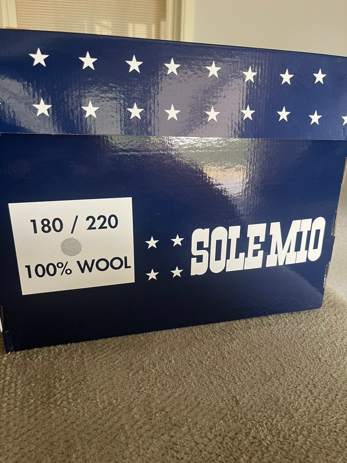 Solemio wollen deken, Ophalen, 220 cm, Wol, Nieuw