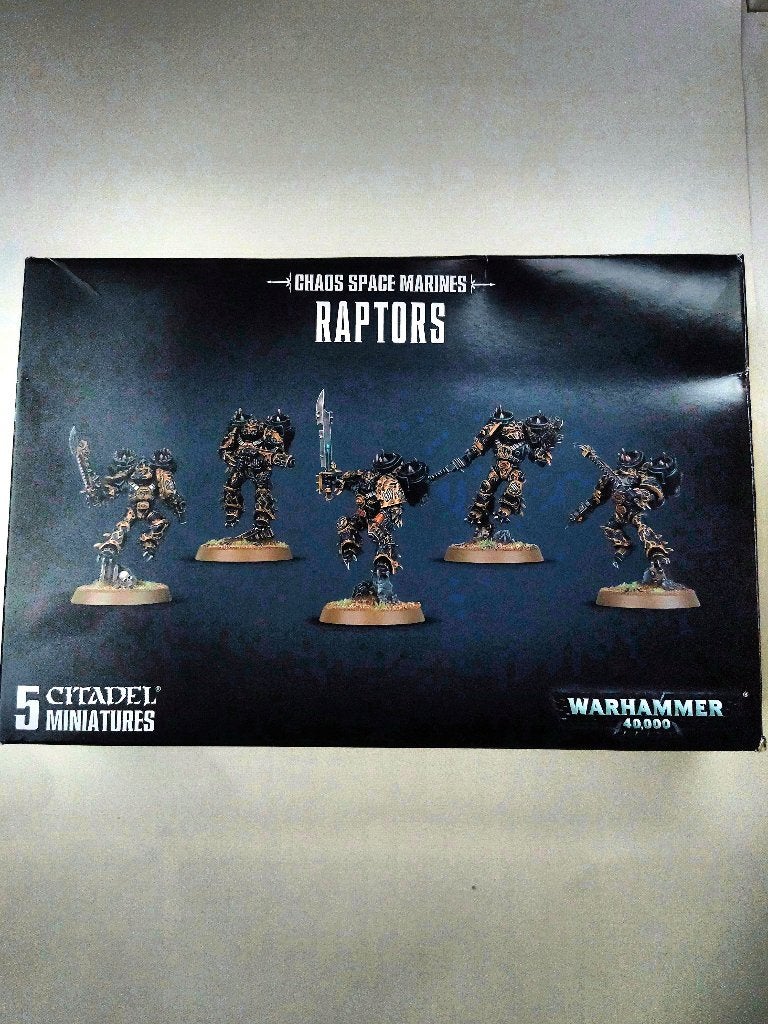 Warhammer 40K Chaos Space Marines Raptors, Ophalen of Verzenden, Zo goed als nieuw, Warhammer 40000, Figuurtje(s)