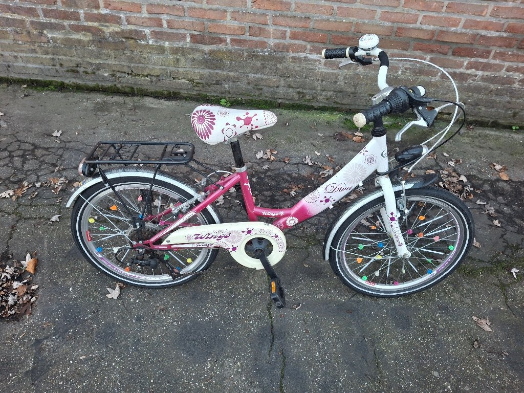 Kinderfiets - Meisjes - Wings Diva - Paars - 20 Inch, Enlèvement, Frein sur jante, 20 pouces