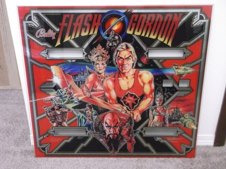 Zoek Backglass Flipper Bally Flash Gordon, Verzamelen, Gebruikt, Elektronisch, Bally, Ophalen of Verzenden