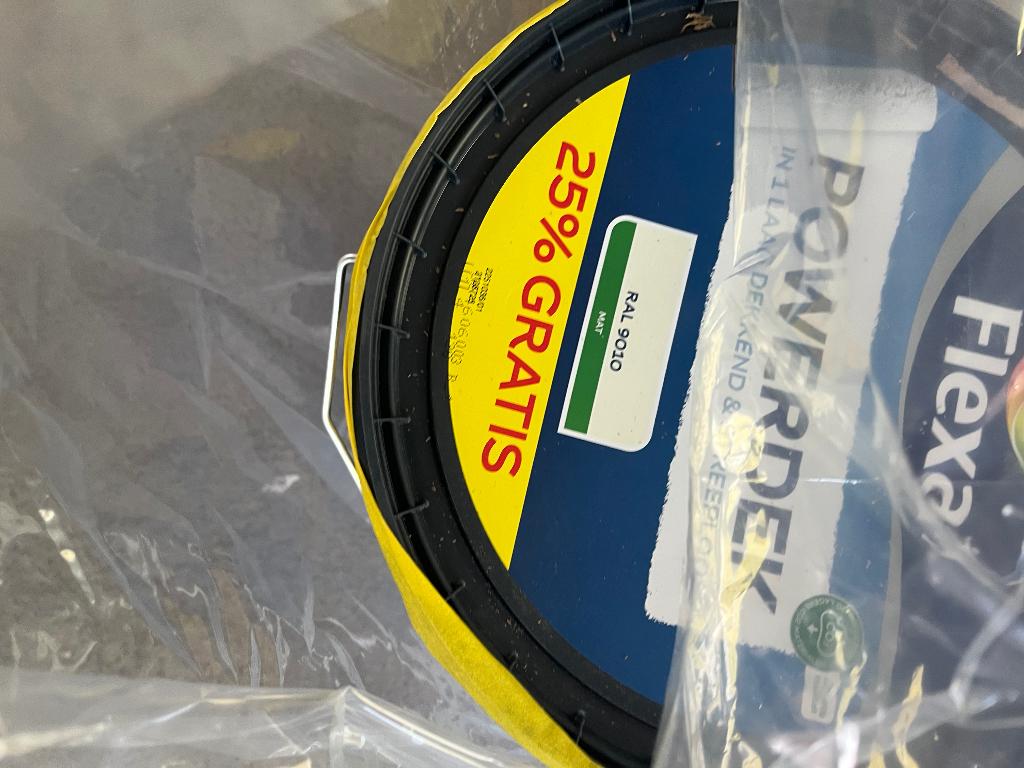 Verf nieuw 12 L ral 9010, Ophalen, Nieuw, Wit, Verf
