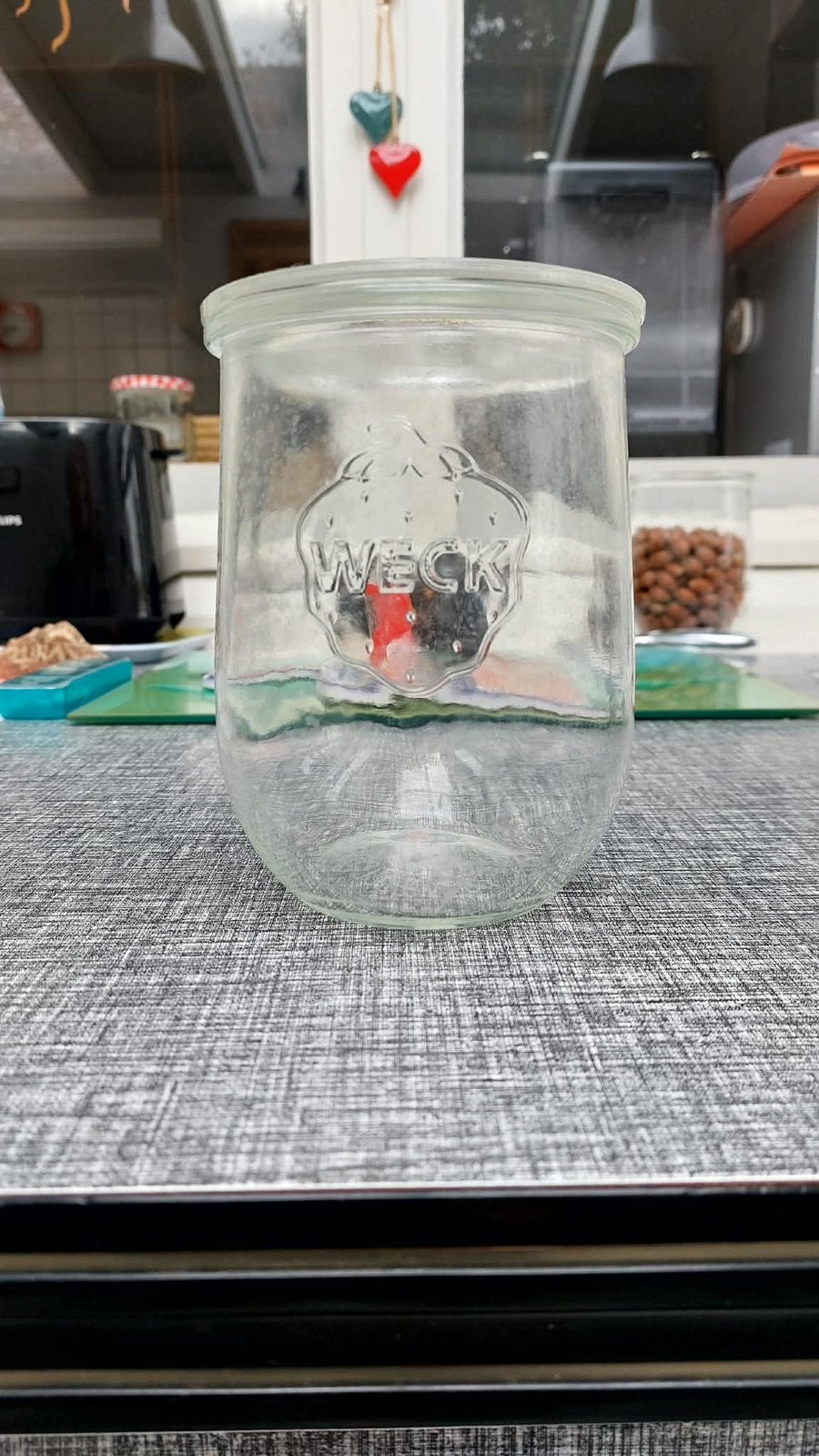 Sterilisator + 16 potten van één liter, Ophalen, Zo goed als nieuw