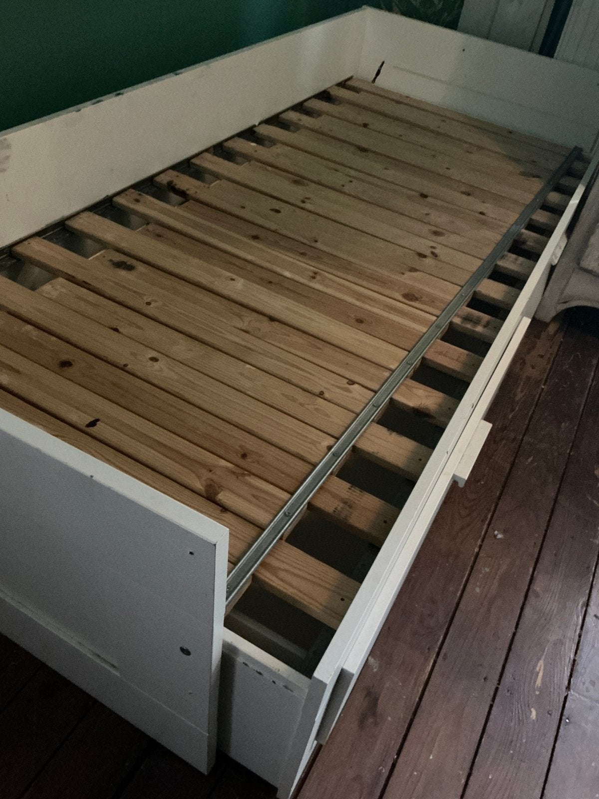 ikea bed 1 of 2 slaper, Huis en Inrichting, Slaapkamer | Bedden, Ophalen, Zo goed als nieuw
