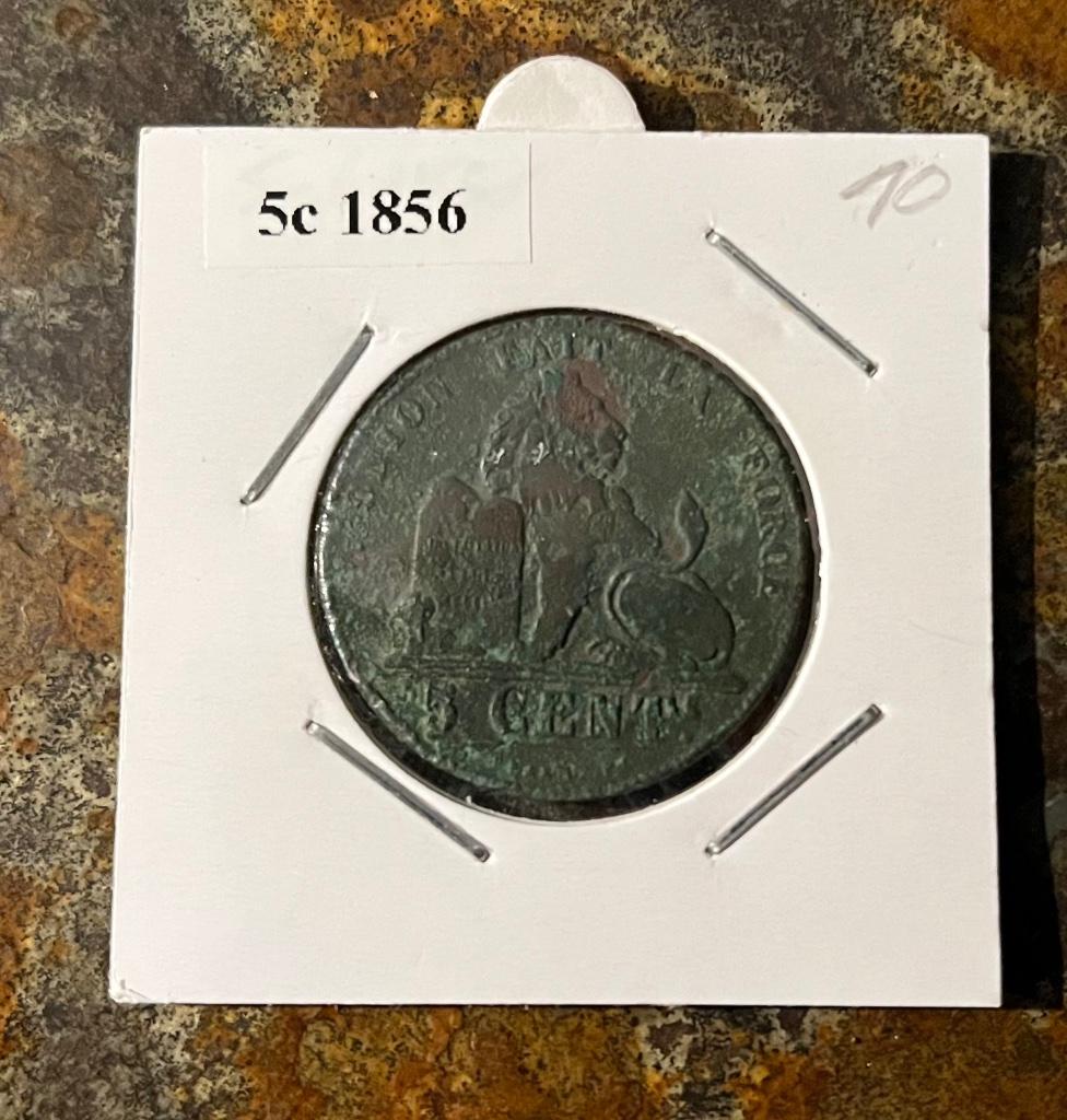 LEOPOLD 1er - 5 CENTIMES 1856, Enlèvement ou Envoi
