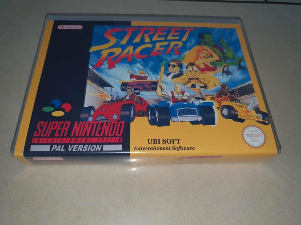 Street Racer SNES Game Case, Verzenden, Zo goed als nieuw