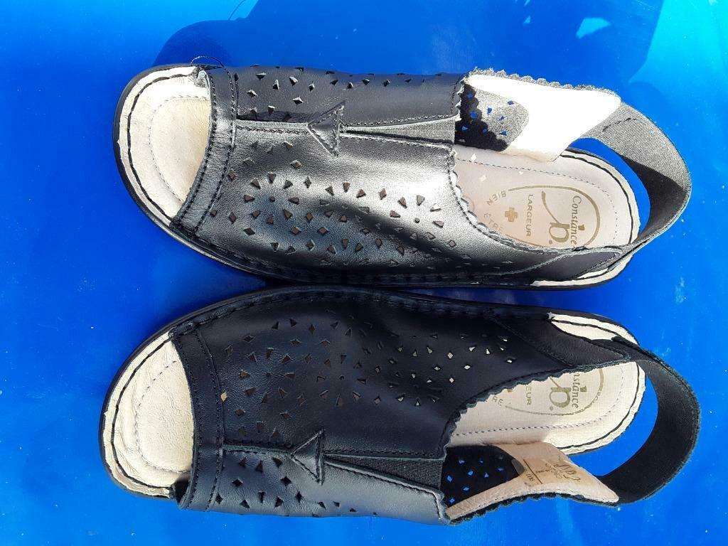 Sandale confort cuir  pointure 38, Ophalen of Verzenden, Nieuw, Blauw