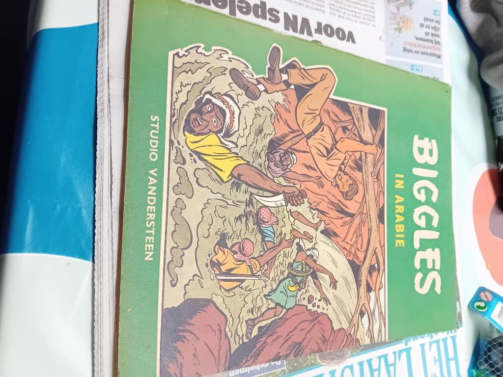 Biggles in arabie, Boeken, Eén stripboek, Ophalen, Gelezen