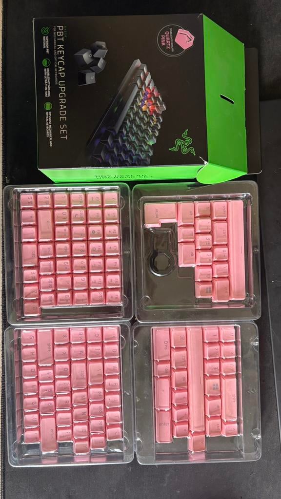 Razer Pbt keycap upgrade set, Ophalen of Verzenden, Zo goed als nieuw, Gaming toetsenbord