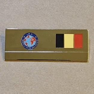 International Police Association  Nametag België, Ophalen of Verzenden, Overige soorten, Embleem of Badge