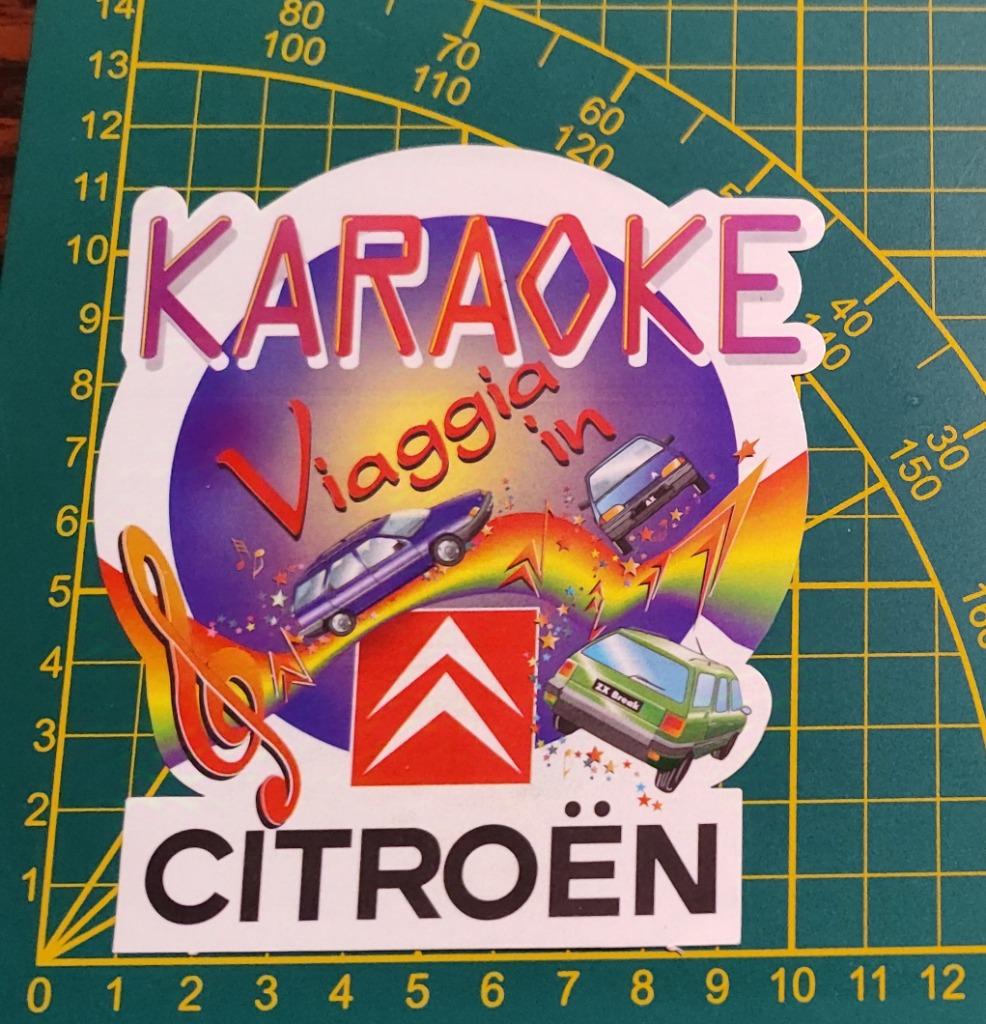 Sticker Citroën AX - ZX Karaoke jaren '90, Verzamelen, Stickers, Ophalen of Verzenden