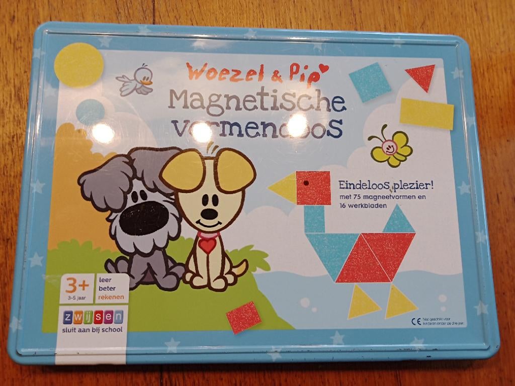 Magnetisch vormendoos Woezel & Pip, Ophalen of Verzenden, Zo goed als nieuw, Puzzelen