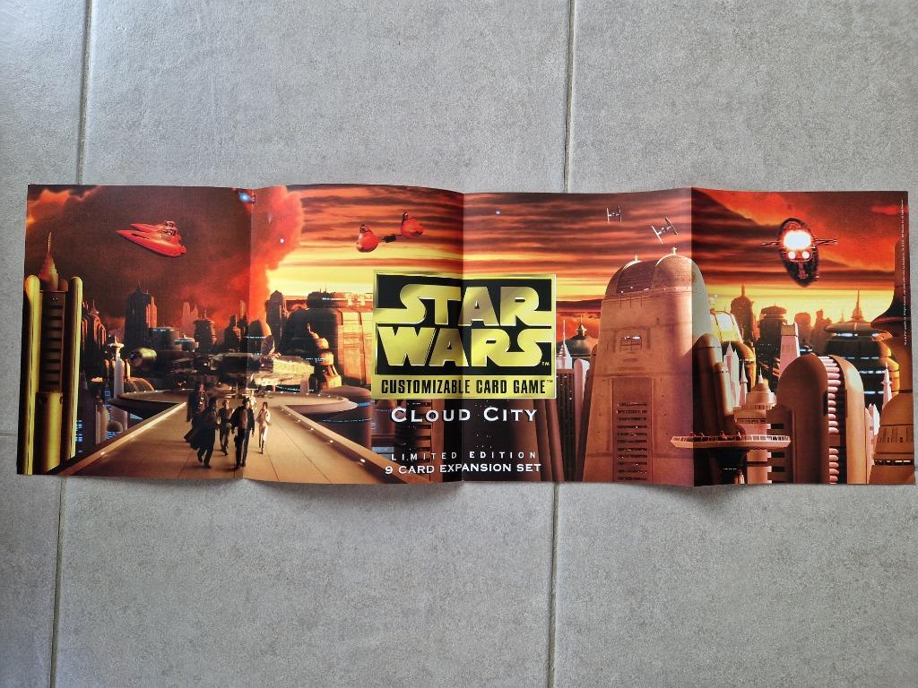 Star Wars CCG Cloud City poster decipher ccg card game, Verzamelen, Ophalen of Verzenden, Zo goed als nieuw, Spel