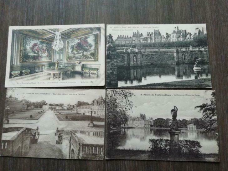 10 cpa Palais de Fontainebleau La Douce France, Enlèvement ou Envoi