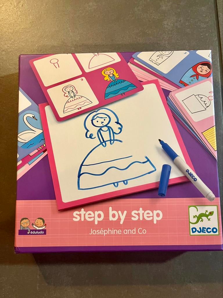 Stap voor stap leren tekenen van DJECO 2-7 jaar, Ophalen, Nieuw