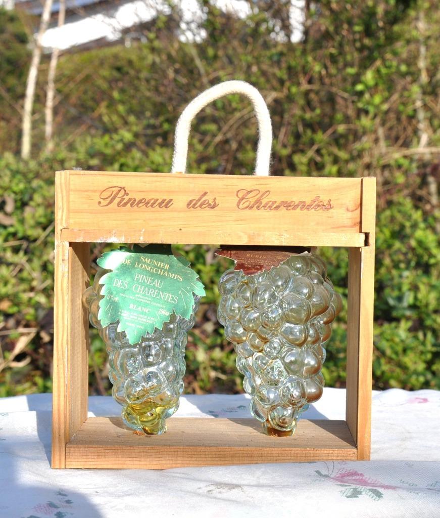 cellier de table avec 2 carafe grappes de raisin, Enlèvement ou Envoi, Utilisé