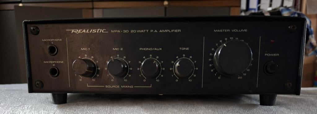 Ampli de puissance realistic mpa-30, Enlèvement ou Envoi