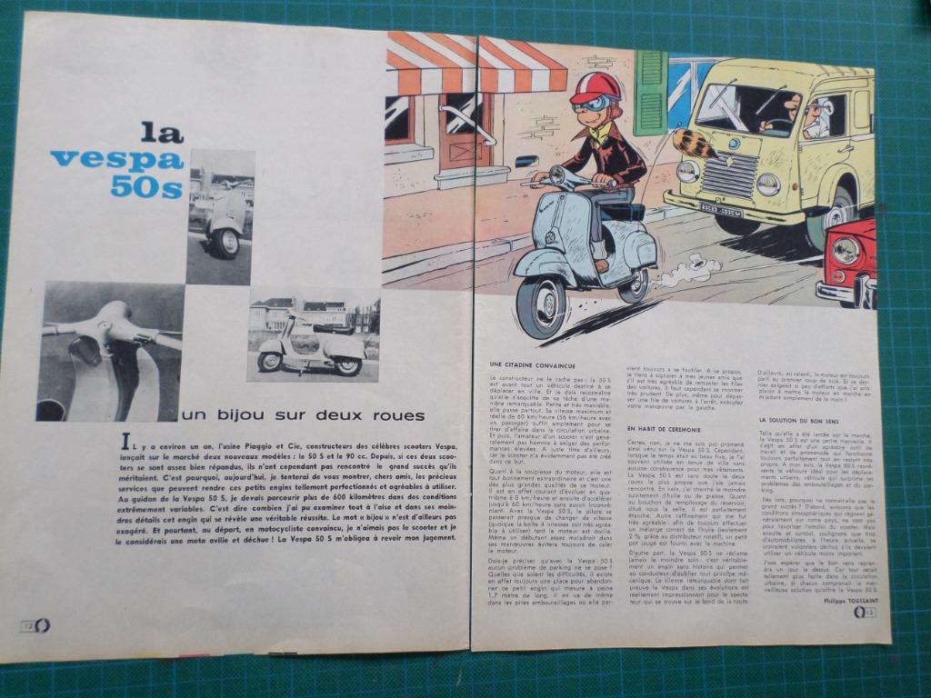 Vespa 50 S - article illustré - 1965, Ophalen of Verzenden, Gebruikt, Overige typen