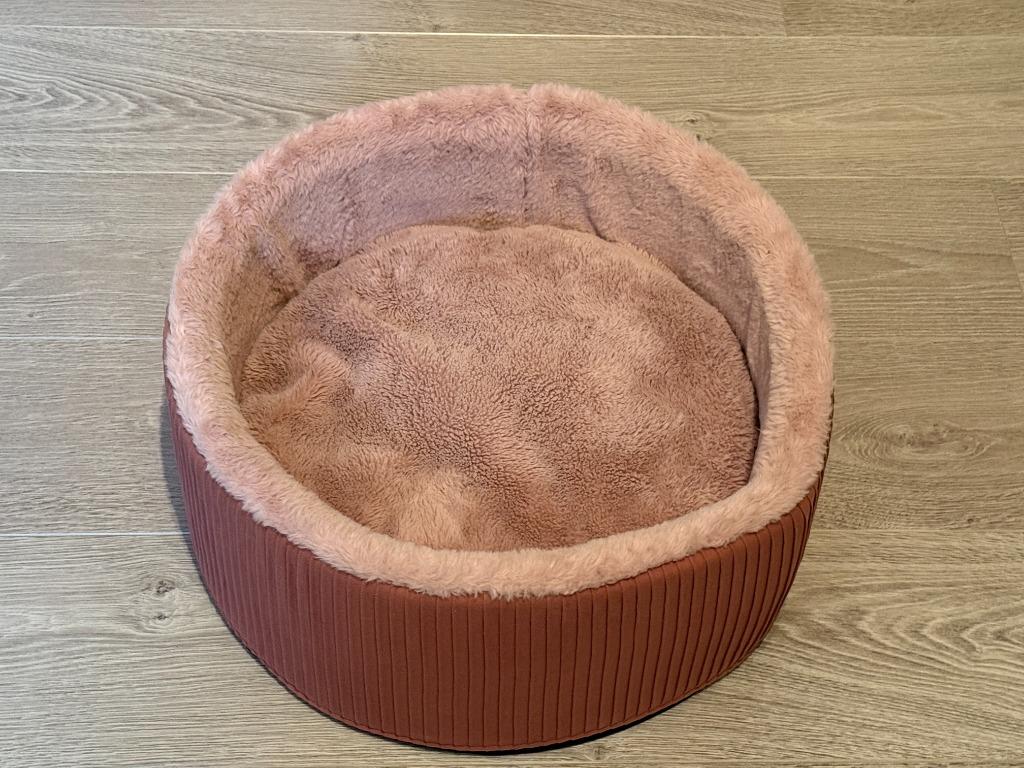 Oudroze honden- of kattenmand (Flamingo), Animaux & Accessoires, Paniers pour chiens, Enlèvement ou Envoi, Utilisé, Peluche