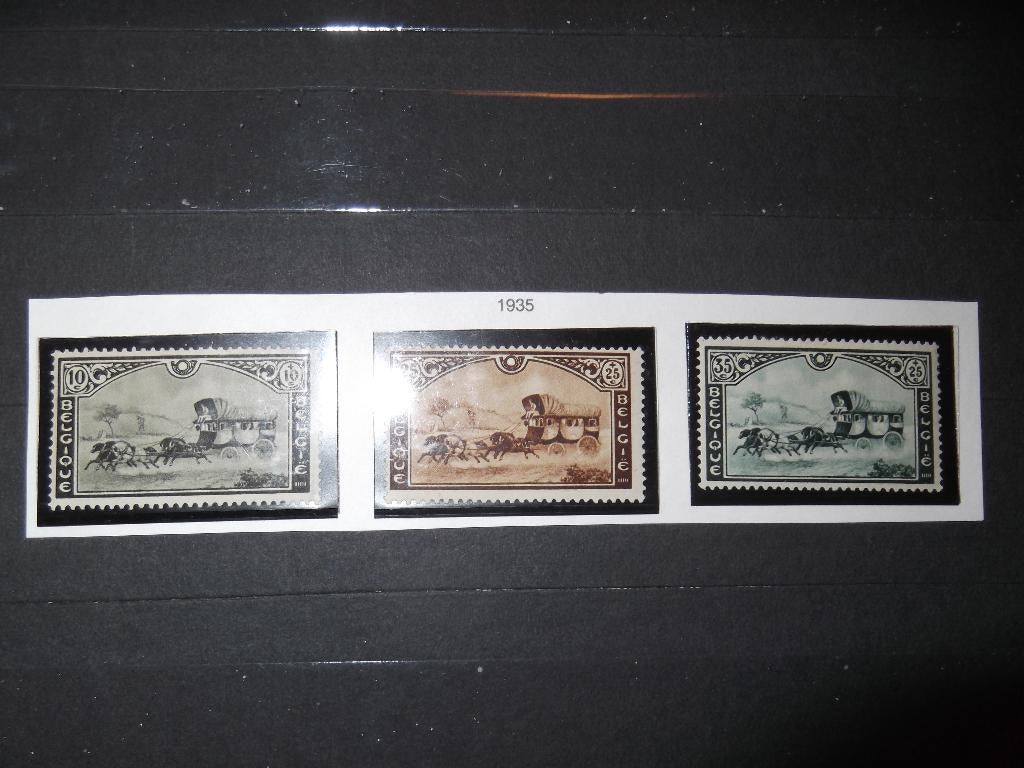 407-409 Postkoets - Malle-poste MH, Ophalen of Verzenden, Postfris