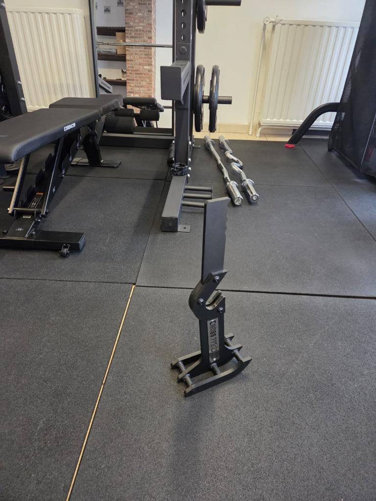 Deadlift jack (om halterschijven te wisselen), Enlèvement, Comme neuf, Bras, Autres types