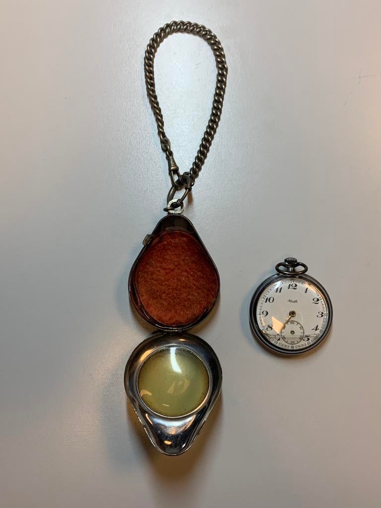 Montre à gousset Kienzle 6 Rubis. Vintage 1920., Autres marques, 1900 à 1930, Acier, Montre de poche