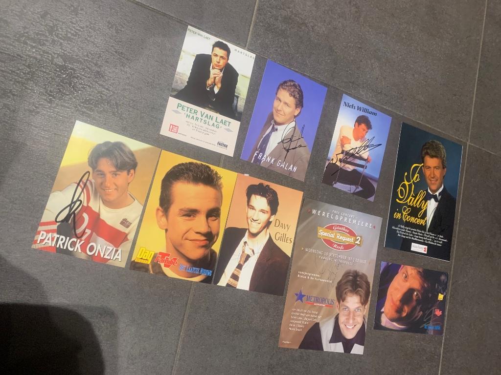 Handtekeningkaarten, Verzamelen, Ophalen, Gebruikt, Foto of Kaart, Gesigneerd