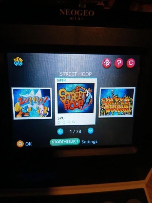 NeoGeo Mini avec 123 jeux inclus, Enlèvement ou Envoi, Comme neuf