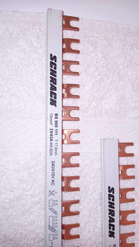 Kamgeleider, verdeelrails 4 polige 10mm², Ophalen