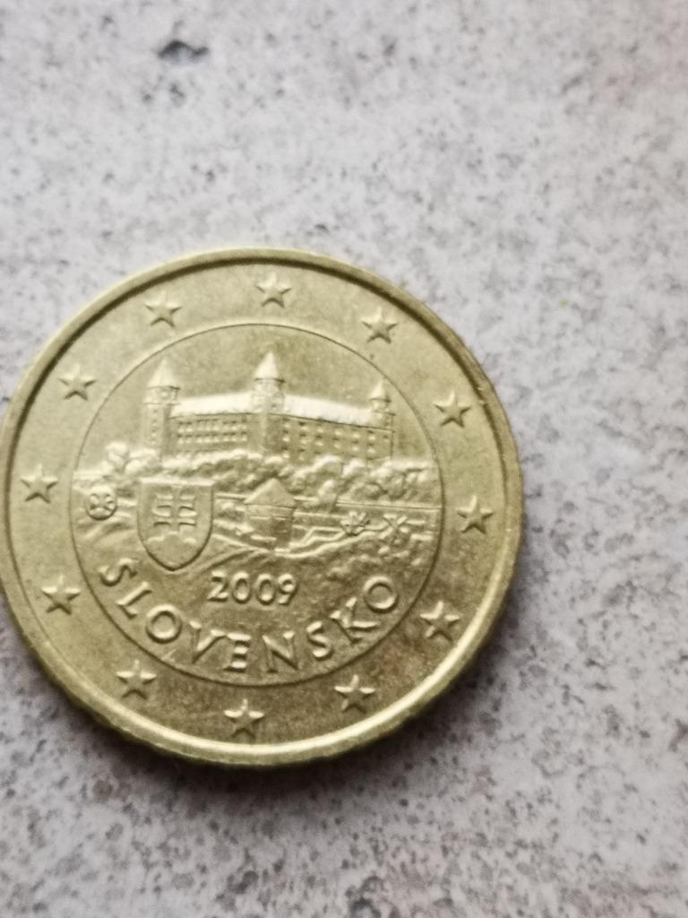 50 c euromunt Slowakije 2009, Postzegels en Munten, Munten | Europa | Euromunten, Ophalen of Verzenden, Slowakije, Losse munt