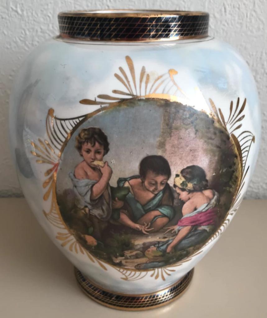 VASE "HUBERT BEQUET" NUMEROTE 27 CM DE HAUTEUR, Enlèvement ou Envoi, Utilisé, Autres couleurs, Autres matériaux