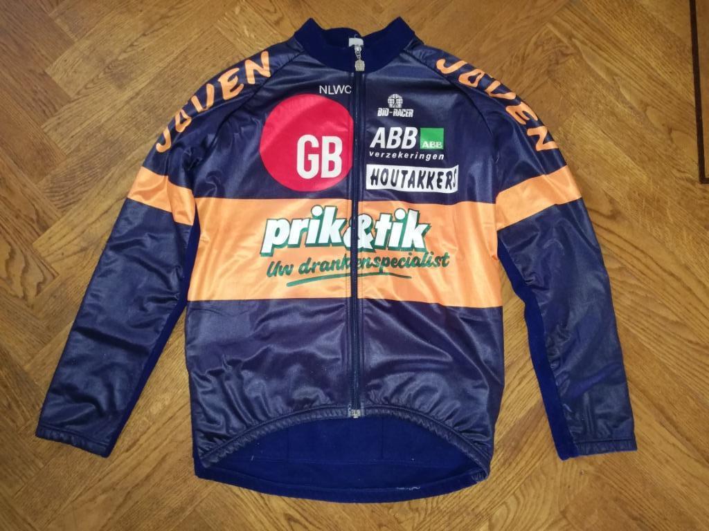 Ancien maillot cycliste Prik&Tik, Enlèvement, Utilisé, L, Vêtements d'extérieur