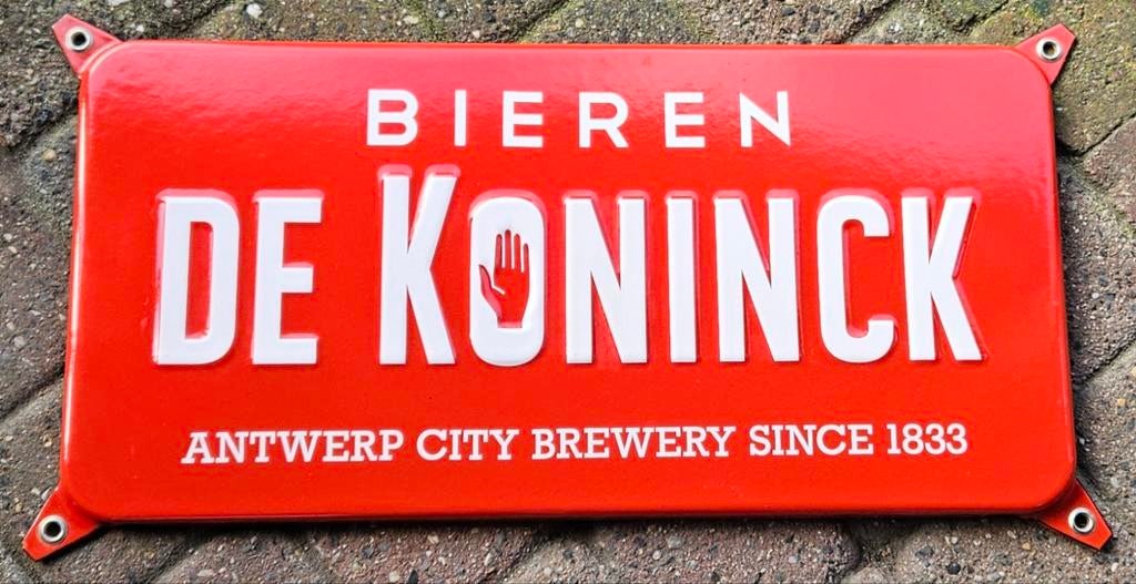 De Koninck emailbord NIEUW
De afbeelding toont e, Ophalen of Verzenden, De Koninck